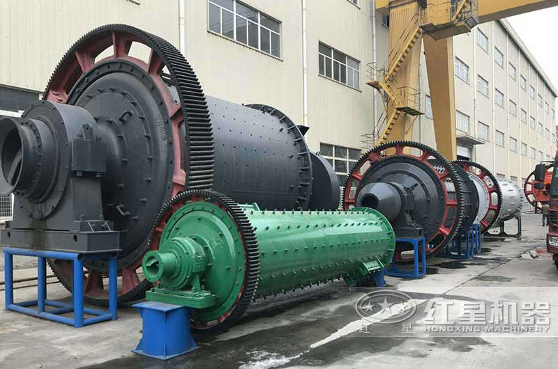 从外形上看棒磨机细长