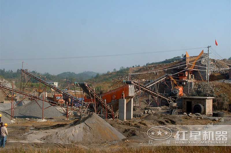制砂生产线现场 制砂生产线现场