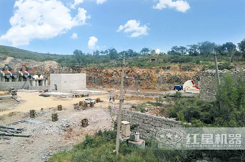 石料加工设备现场