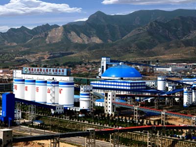 同煤集团塔山循环经济园区鸟瞰图 同煤集团塔山循环经济园区鸟瞰图