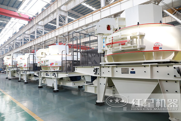 河卵石制砂机车间